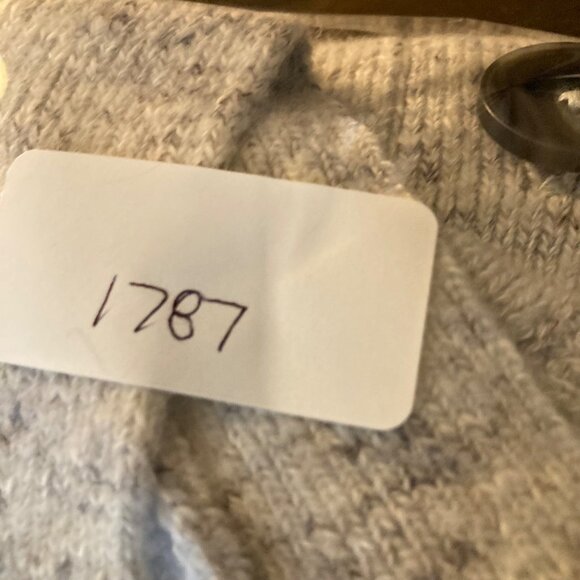 Womens Anthropologie Button Front Sweater Vest S Wool Linen Other Blend Gray - Picture 9 of 9